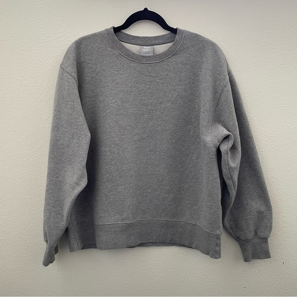 Aritzia Tops - TNA cozy boyfriend gray sweatshirt - size 2